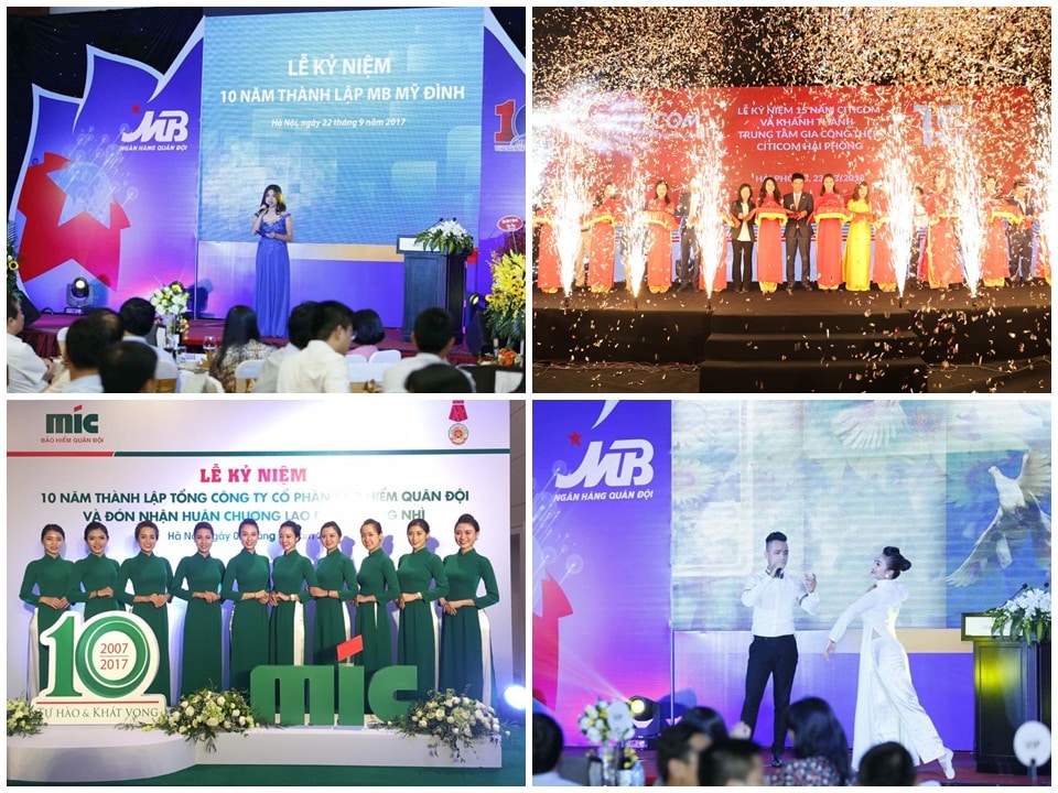 Tổ chức lễ kỷ niệm, ngày thành lập công ty trọn gói từ A đến Z tại Hà Nội, TP HCM chuyên nghiệp, giá rẻ