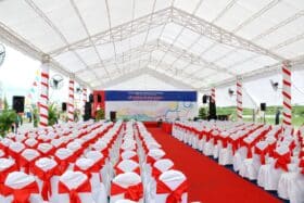 Cho thuê nhà bạt, nhà giàn không gian sự kiện tại Hà Nội