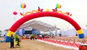 Cho thuê cổng hơi, cổng phao, cổng bóng sự kiện tại Hà Nội