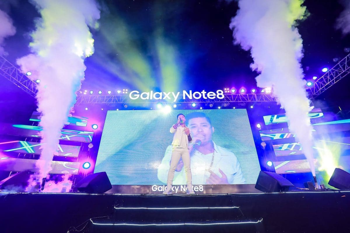 sự kiện Galaxy Note 8 do sự kiện Á Châu cung cấp.