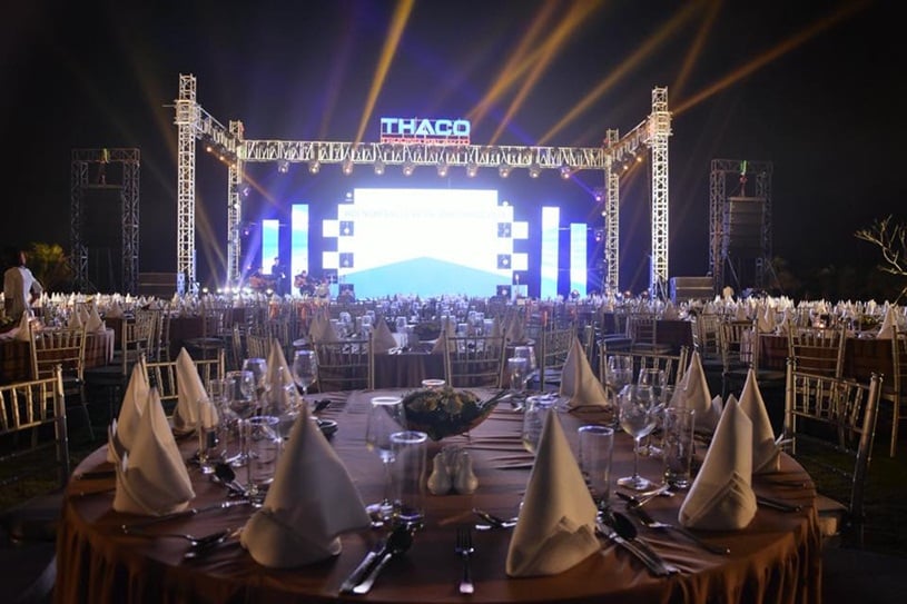 Tổ chức sự kiện ngoài trời của công ty ô tô Trường Hải THACO