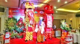 Tất niên công ty xuất nhập khẩu Minh Châu