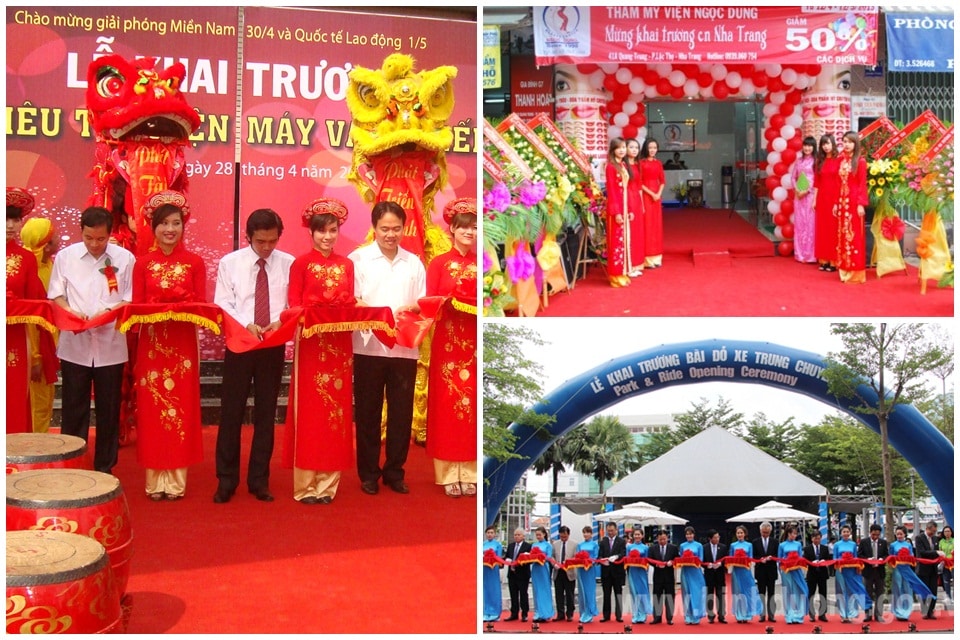 Trình tự tổ chức lễ khai trương chi tiết