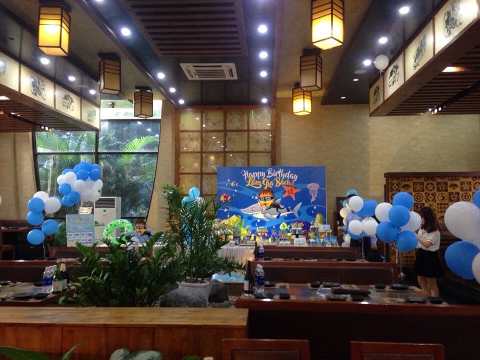 Trang trí tổ chức tiệc sinh nhật cho bé Lâm Gia Khánh