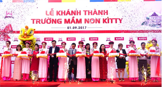Tổ chức lễ khánh thành trường mầm non KITTY