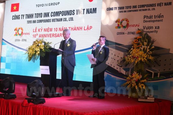 Một lễ kỷ niệm thành lập công ty bởi MTD Việt Nam