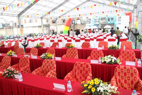 Trang thiết bị tổ chức sự kiện tại Hải Dương bậc nhất