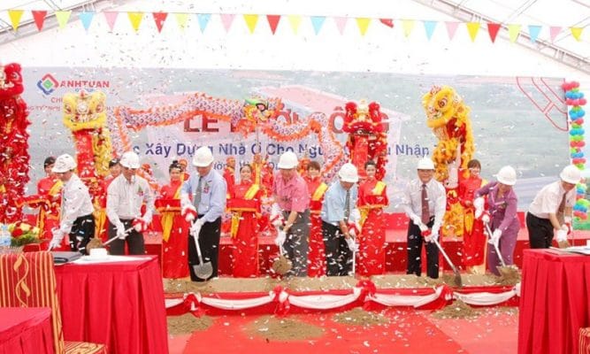 Tổ chức lễ khởi công, động thổ các công trình lớn