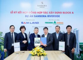 Tổ chức lễ ký kết hợp đồng hợp tác dự án Samsora Riverside