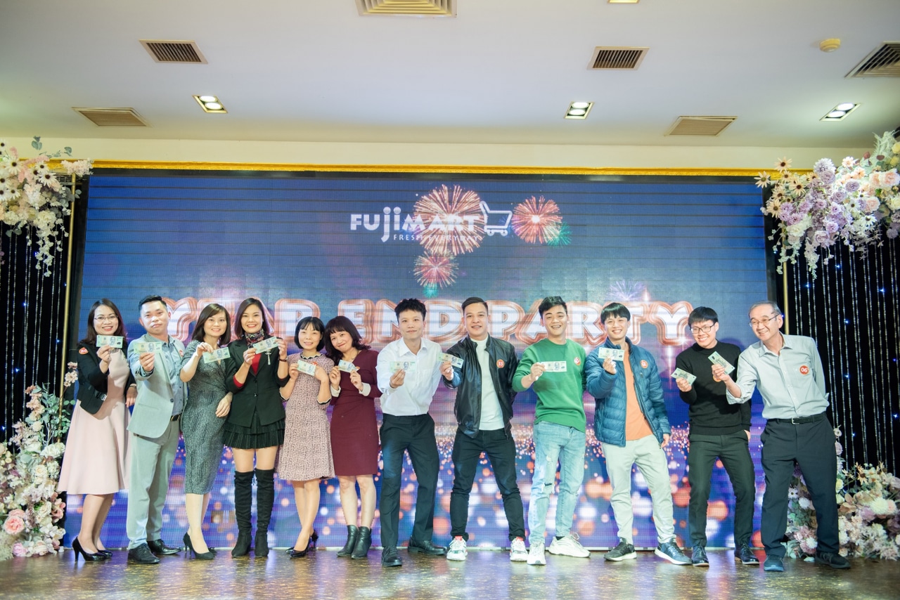 Tiệc tất niên công ty Fujimart do Á Châu tổ chức