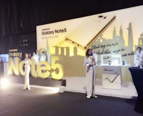 Sự kiện ra mắt Galaxy Note tại triển lãm Việt Nam Motorshow